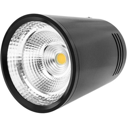 8434185517497 - Cablemarkt - COB-LED-Strahler 5 w 220 vac 3000 k von 75 mm in schwarzer Farbe