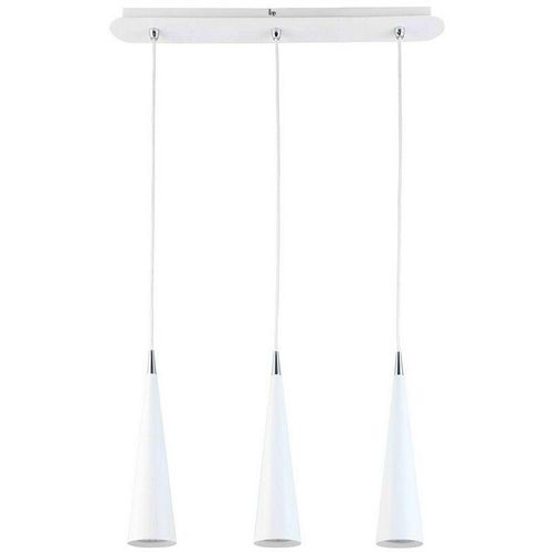 5900644406846 - Pietro wh - Moderne hängende Pendelleuchte White 3 Light mit weißer Schatten-LED GU10 - Italux