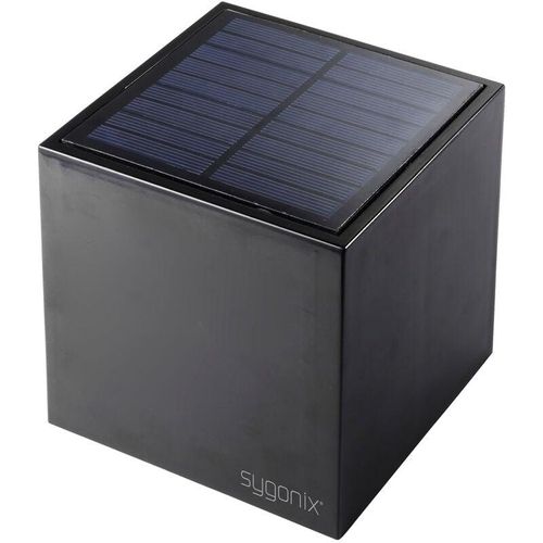 4064161242095 - Sygonix - SY-5499356 Solar-Wandstrahler 09 w Warmweiß Schwarz