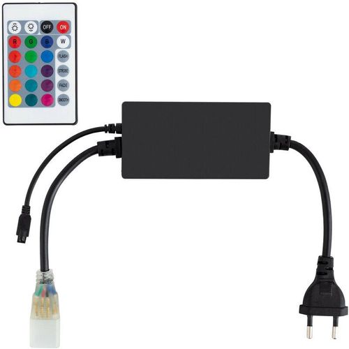 8445044102334 - Ledkia - Controller RGB-LED-Lichtschläuche 220V Ultrapower Fernbedienung ir 24 Tasten