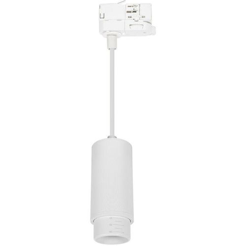 8445044062614 - Ledkia - Hängeleuchte Quartz Multiwinkel 10-50º 3-Phasen-Stromschiene für GU10-Glühbirnen Weiß10º - 50º55 mm