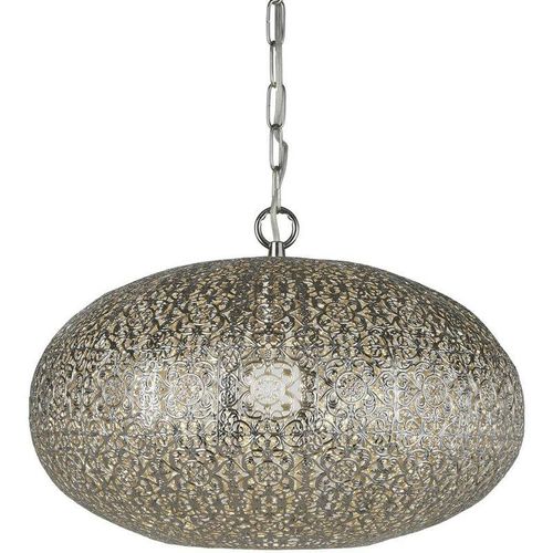 5053423096001 - Fretwork 1 Pendelleuchte glänzendes Nickel - Searchlight