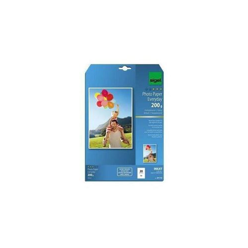 4004360998874 - Fotopapier Everyday IP 710 A4 für Inkjet 200g weiß hochglänzend einseitig bedruckbar 4004360998874 20 Blatt