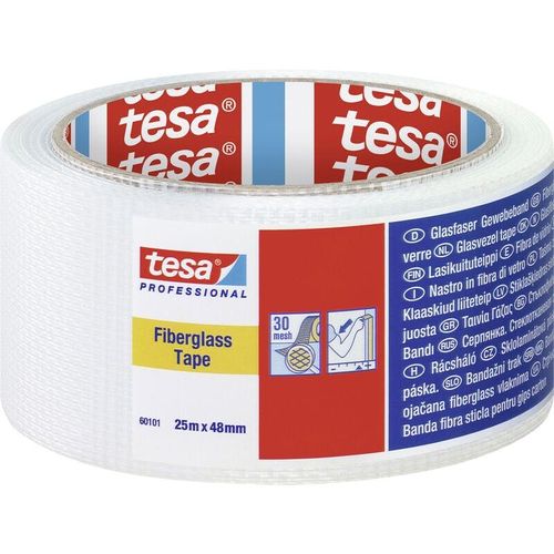 4042448295347 - 60101-00000-00 Gewebeklebeband ® Professional Weiß (l x b) 25 m x 48 mm 1 St - Tesa