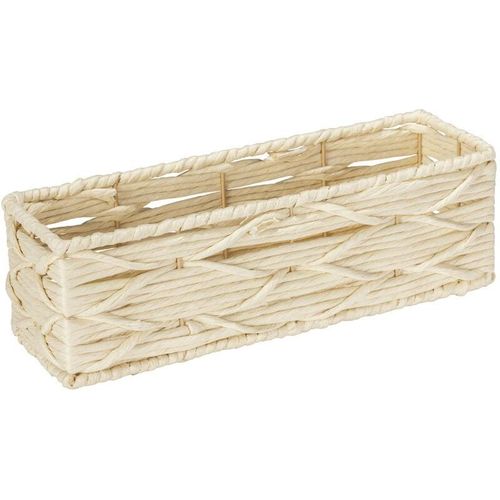 4008838435762 - Zellstoff Badbox Vabriano Lang in Beige 32 x 10 x 10 cm - Beige Beige - Wenko