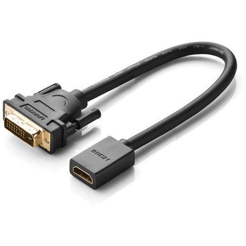 6957303821181 - Kabel Adapterkabel dvi (männlich) - hdmi (weiblich) 015m schwarz (20118) - Ugreen