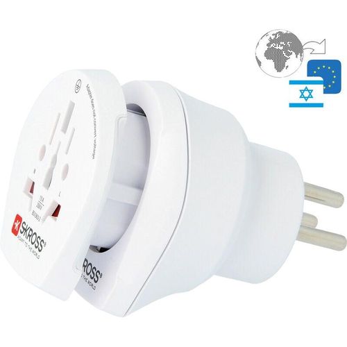 7640166320166 - Country Adapter World to Israel (10A) Reiseadapter 1500216-E (1500216-E) - Skross