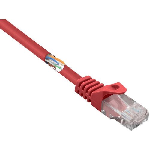 4064161087344 - ROT - Basetech BT-2272248 RJ45 Netzwerkkabel Patchkabel cat 5e u utp 100 m mit Rastnasenschutz 1 St