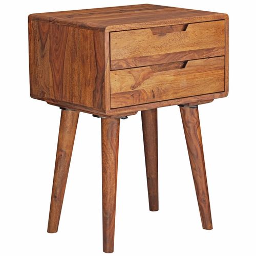 4250950287037 - Finebuy - Nachtkonsole 47x66x36 cm Sheesham Nachttisch Boxspringbett Nachtkästchen 2 Schubladen Nachtkommode Bett Massivholz Nachtschrank braun 4250950287037 - Finebuy - Nachtkonsole 47x66x36 cm Sheesham Nachttisch Boxspringbett Nachtkästchen 2 Schubladen Nachtkommode Bett Massivholz Nachtschrank braun