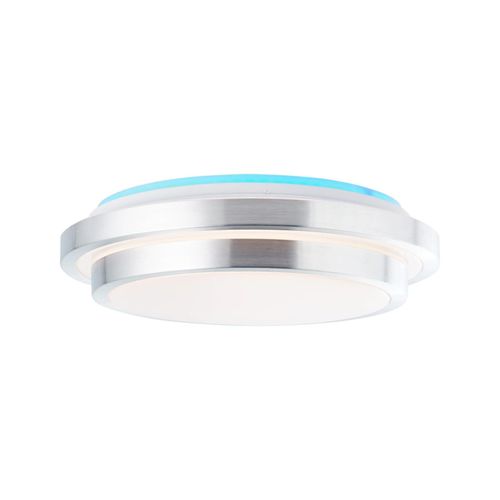 4004353359941 - BRILLIANT Lampe Vilma LED Deckenleuchte 41cm weiß-silber 1x 24W LED integriert (2460lm 3000-6000K) Stufenlos dimmbar   Steuerbar über Fernbedienung