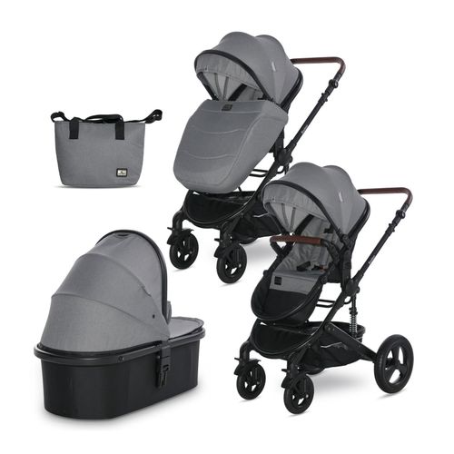 3800166101835 - Kombikinderwagen Boston 2 in 1 Sportsitz Babywanne Mückennetz bis 22 kg grau 3800166101835 - Kombikinderwagen Boston 2 in 1 Sportsitz Babywanne Mückennetz bis 22 kg grau