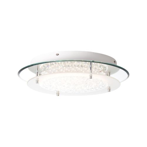 4004353351242 - Brelight Lampe Jolene LED Wand- und Deckenleuchte 36cm chrom transparent 1x 16W LED integriert (1800lm 3000-6000K) Inklusive Fernbedienung Verschiedene Dimmstufen 4004353351242 - Brelight Lampe Jolene LED Wand- und Deckenleuchte 36cm chrom transparent 1x 16W LED integriert (1800lm 3000-6000K) Inklusive Fernbedienung Verschiedene Dimmstufen