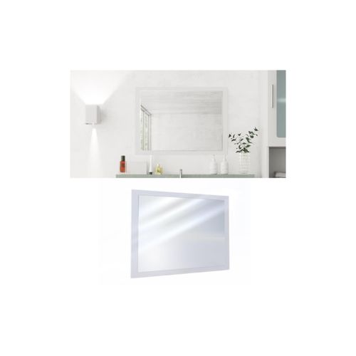 4251421900011 - VICCO Badspiegel 45 x 60 cm Weiß -Badezimmerspiegel Spiegel Bad Hängespiegel
