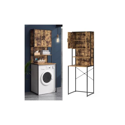4251421950474 - Waschmaschinenschrank Badschrank Hochschrank Fyrk Waschmaschinenregal 4251421950474 - Waschmaschinenschrank Badschrank Hochschrank Fyrk Waschmaschinenregal