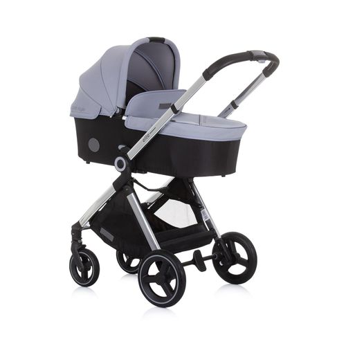3800931057084 - Kinderwagen Elite 3 in 1 i-Size Babyschale Sportsitz Babywanne Tasche grau