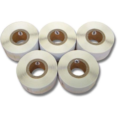 4068201490323 - Set 5x Etiketten-Rolle 25mm x 54mm (500 Etiketten) kompatibel mit Seiko Smart Label Printer SLP430 SLP440 SLP450 Etiketten-Drucker - Vhbw