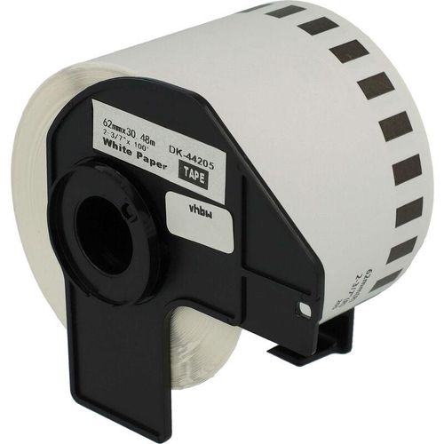 4068201490224 - 1x Etiketten-Rolle mit Halter 62mm x 3048m (1 Etikette) kompatibel mit Brother pt QL-500 Etiketten-Drucker - Premium Wiederablösbar - Vhbw 4068201490224 - 1x Etiketten-Rolle mit Halter 62mm x 3048m (1 Etikette) kompatibel mit Brother pt QL-500 Etiketten-Drucker - Premium Wiederablösbar - Vhbw