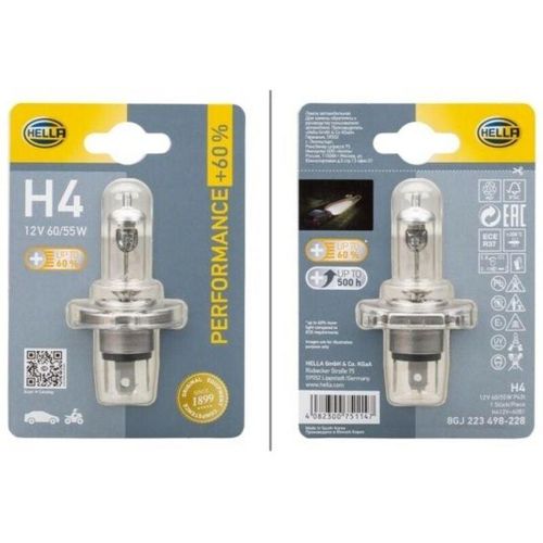 4082300751147 - - Halogen Glühlampe H4 12V 60 55W P43t-38 Performance