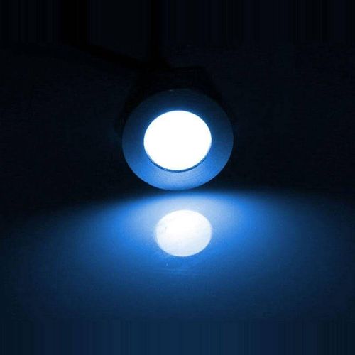 8435427188543 - Barcelona Led - Kit 6 LED-Einbaustrahler Ø58x9mm 05W 12V-DC IP67 Lichtfarbe Blau - Blau