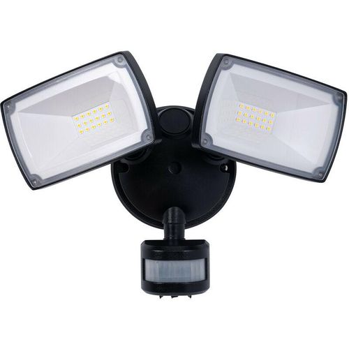 8435427128273 - Barcelona Led - Doppel-LED-Außenwandstrahler mit PIR-Sensor 30W - 4000K - IP54