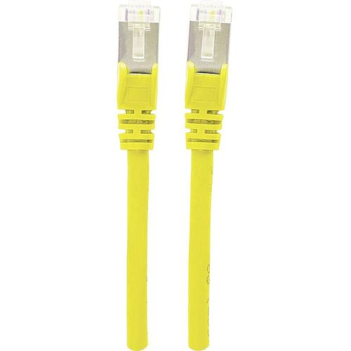 0766623740890 - 740890 RJ45 Netzwerkkabel Patchkabel cat 6a s ftp 300 m Gelb Folienschirm Geflechtschi - Intellinet