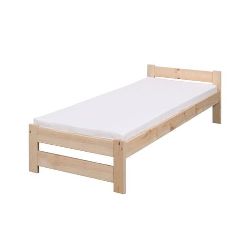 4260360016660 - Bett Classico Holzbett Bettgestell mit Lattenrost Massivholz Kiefer Farbe Natur 90 x 200 cm - Natur - Coemo 4260360016660 - Bett Classico Holzbett Bettgestell mit Lattenrost Massivholz Kiefer Farbe Natur 90 x 200 cm - Natur - Coemo