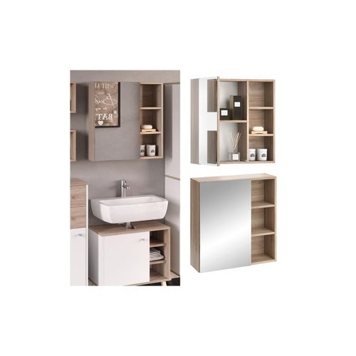 4251421969476 - Spiegelschrank Badspiegel Badschrank Senyo Sonoma Badezimmerspiegel 4251421969476 - Spiegelschrank Badspiegel Badschrank Senyo Sonoma Badezimmerspiegel