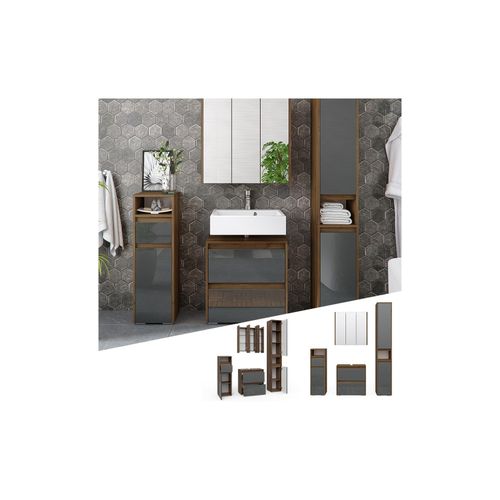 4066731040704 - Badmöbelset Spiegelschrank Unterschrank Midischrank Hochschrank Majest ANT 4066731040704 - Badmöbelset Spiegelschrank Unterschrank Midischrank Hochschrank Majest ANT