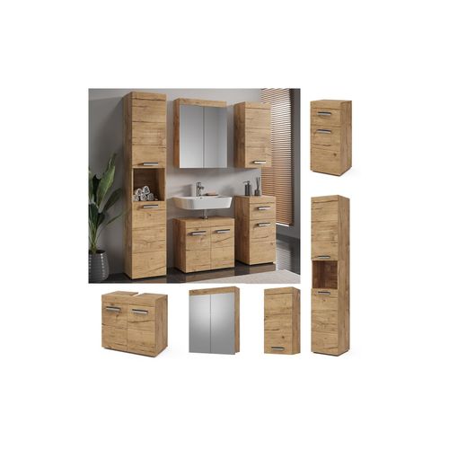 4251421996960 - Badmöbel Set Luna Spiegelschrank Unterschrank Hochschrank Hängeschrank 4251421996960 - Badmöbel Set Luna Spiegelschrank Unterschrank Hochschrank Hängeschrank