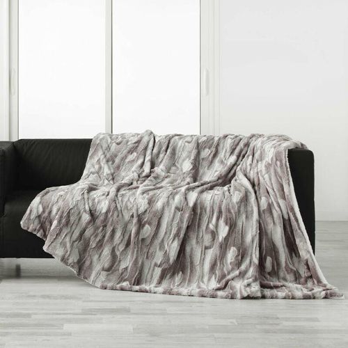 4059865150784 - Kuscheldecke Felloptik 125x150 Tagesdecke Felldecke Fellimitat Kunstfell Decke