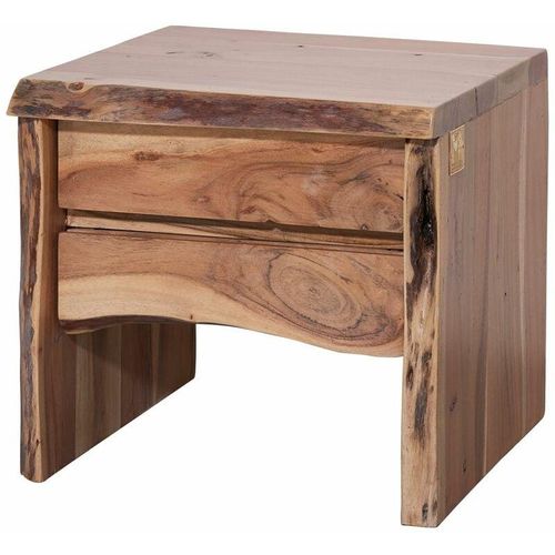 4251213543112 - Massivmoebel24de - Nachttisch Akazie 45x40x45 natur lackiert pure acacia 311 - natur