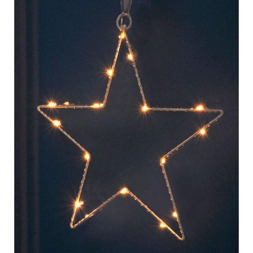 4260461475724 - Spetebo - led Fenster Silhouette Stern - 30 x 28 cm - Weihnachts Tisch Fenster Deko beleuchtet Batterie betrieben