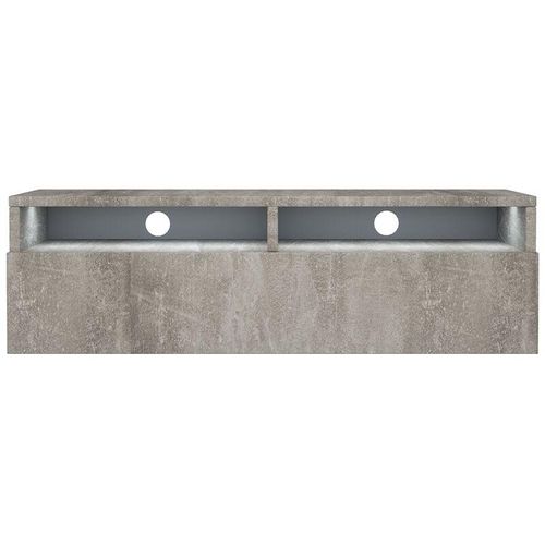 5903025392813 - Selsey - rednaw - TV-Schrank   TV-Board stehend   hängend 100 cm breit (Betonoptik Matt mit led)