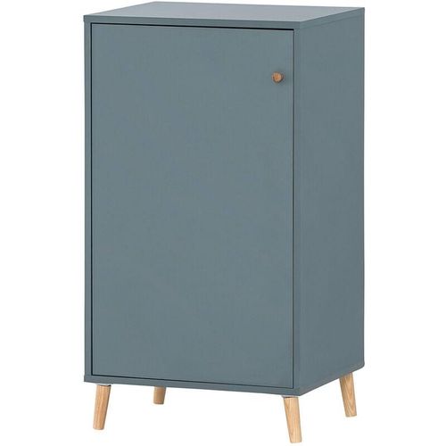 4066075115397 - Lomadox - Büro Unterschrank SISAK-80 mit Massivholzfüßen in blau b h t ca 509 926 41 cm - blau