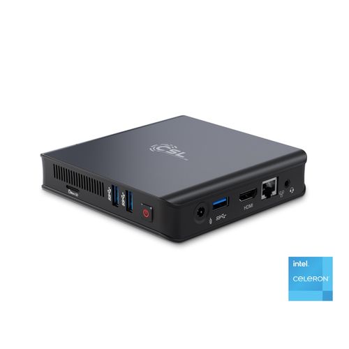 4061474167442 - CSL Mini-PC Narrow Box Ultra HD Compact v5 Computer Gr Microsoft Windows 10 Pro (64 Bit) 4 GB RAM 512 GB SSD schwarz Mini PC