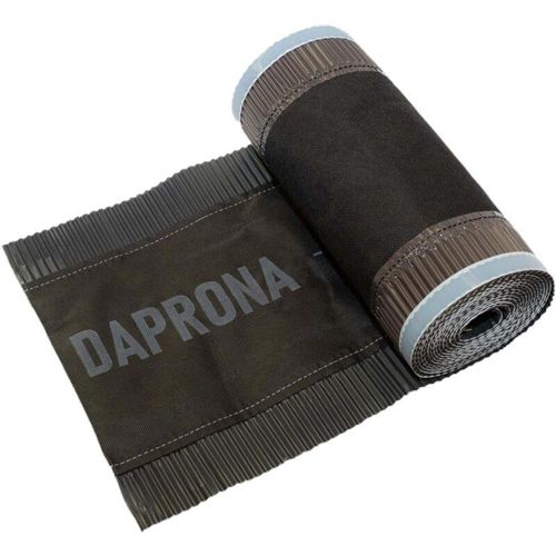 4251345908087 - Daprona - Firstband Alu 5m Firstrolle Gratband Rollfirst Dachabdichtung Dachbelüftungsband - 1 Rolle 180mm - Anthrazit