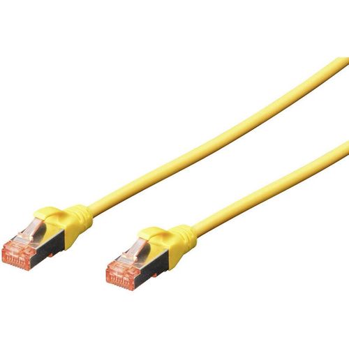 4016032322054 - DK-1644-050 Y RJ45 Netzwerkkabel Patchkabel CAT 6 S FTP 500 m Gelb Halogenfrei verdrillte