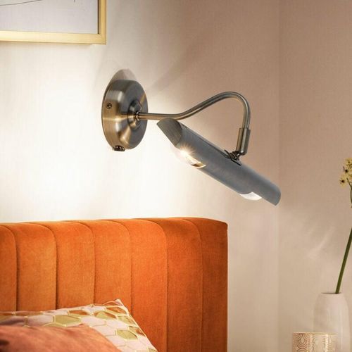 9007371477890 - Wandlampe Messing Wandleuchte Innen beweglich Schlafzimmer Lampe Wand Bilderleuchte zum verstellen Metall Messing 2x E14 LxT 36x21cm 9007371477890 - Wandlampe Messing Wandleuchte Innen beweglich Schlafzimmer Lampe Wand Bilderleuchte zum verstellen Metall Messing 2x E14 LxT 36x21cm