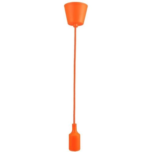 8435523817095 - Basisanhängerlampe Kabel und Orange Portapas E27 Plastiklampe - Jandei