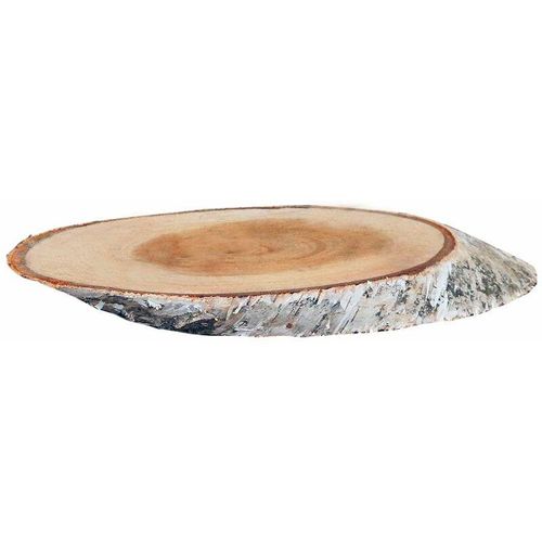 4260546685215 - Iwerk - Birkenholzscheiben oval 100% Natur ø 18 - 30 cm Dekoration Baumscheibe Holzdeko