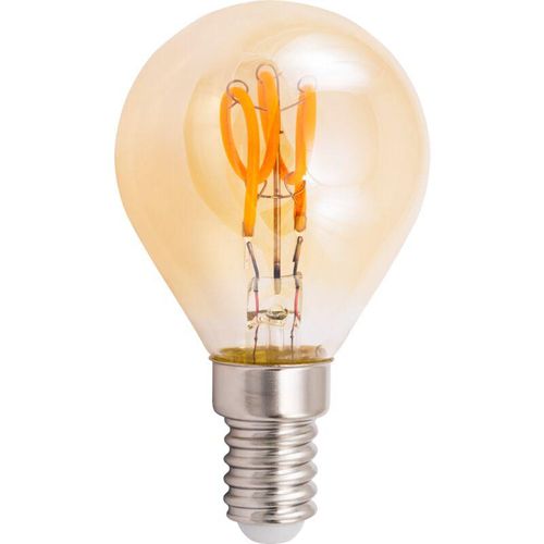 4250967331839 - Mcshine - led Filament Tropfenlampe Retro E14 1W 90lm warmweiß goldenes Glas