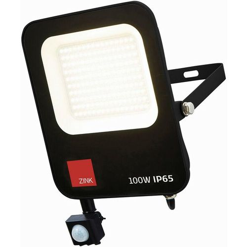 5020024710339 - Forum Lighting - Forum Clara pir 100W 6500k LED-Flutlicht für den Außenbereich Schwarz und Anthrazit IP65