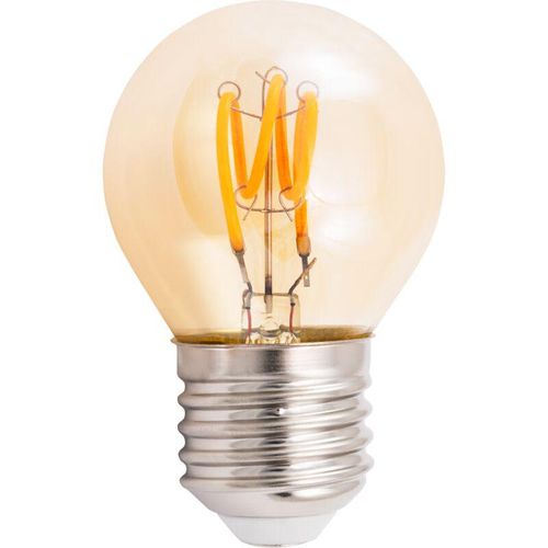 4250967331846 - Mcshine - led Filament Tropfenlampe Retro E27 1W 90lm warmweiß goldenes Glas