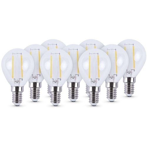 4059222066925 - 9er Pack LED Glühbirne Warmweiß E14 Leuchtmittel - Glühlampe 2700K (9er Pack) Birnenform Energiesparlampe 15000 Stunden Lebensdauer 2 Watt