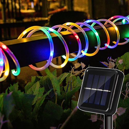9114680738823 - TolleTour Tuyau lumineux solaire filaire Chaîne lumineuse de jardin LED Tuyau lumineux-Multicolore-20m 9114680738823 - TolleTour Tuyau lumineux solaire filaire Chaîne lumineuse de jardin LED Tuyau lumineux-Multicolore-20m
