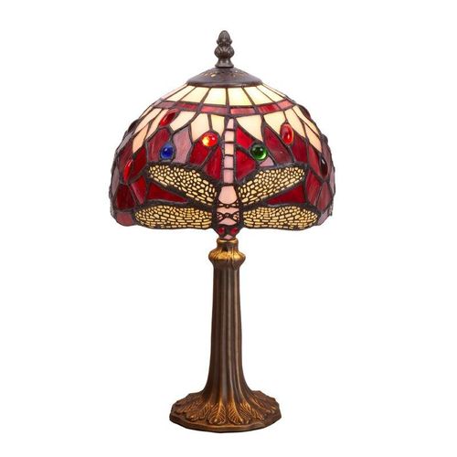 8435763146658 - Fijalo - Tiffany Tischlampe mit Queen Series Tree D-30 cm Glühbirne nicht enthalten die Baugruppe erforderte nein