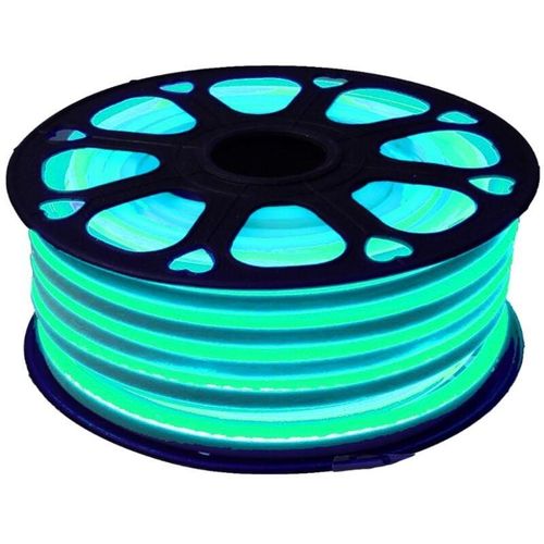 8435523827414 - Jandei - Einfache flexible led 12V Turquoise Blau 6mm Schnitt 1 cm 100 led Metro 12W 25m Flexible led Neon 6mm 12 v 12 v