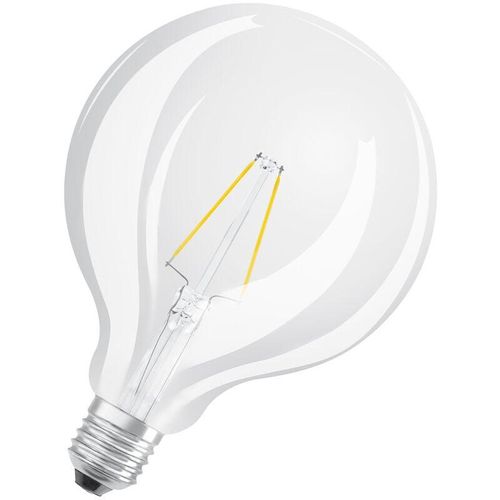 4099854054273 - OSRAM LED-Lampen klassische Ballform 25 Watts Ersatz E27 G125 2700 Kelvin Warm weiß Klares Glas single Pack - Clear