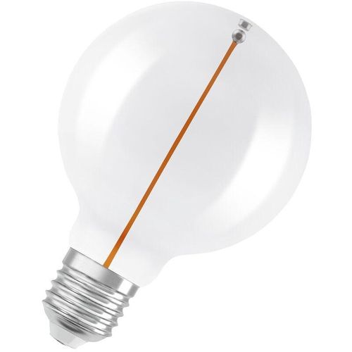 4099854049910 - LED-Lampen Vintage-Edition 16 Watts Ersatz E27 G95-shape 2700 Kelvin Warm weiß Klares Glas single Pack - Clear - Osram