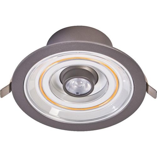 4058075832954 - Ledvance - decor fil dl halo Downlight 166mm silber 7W 620lm kabellos modernes Filament Design individuelle Helligkeitssteuerung dimmbar